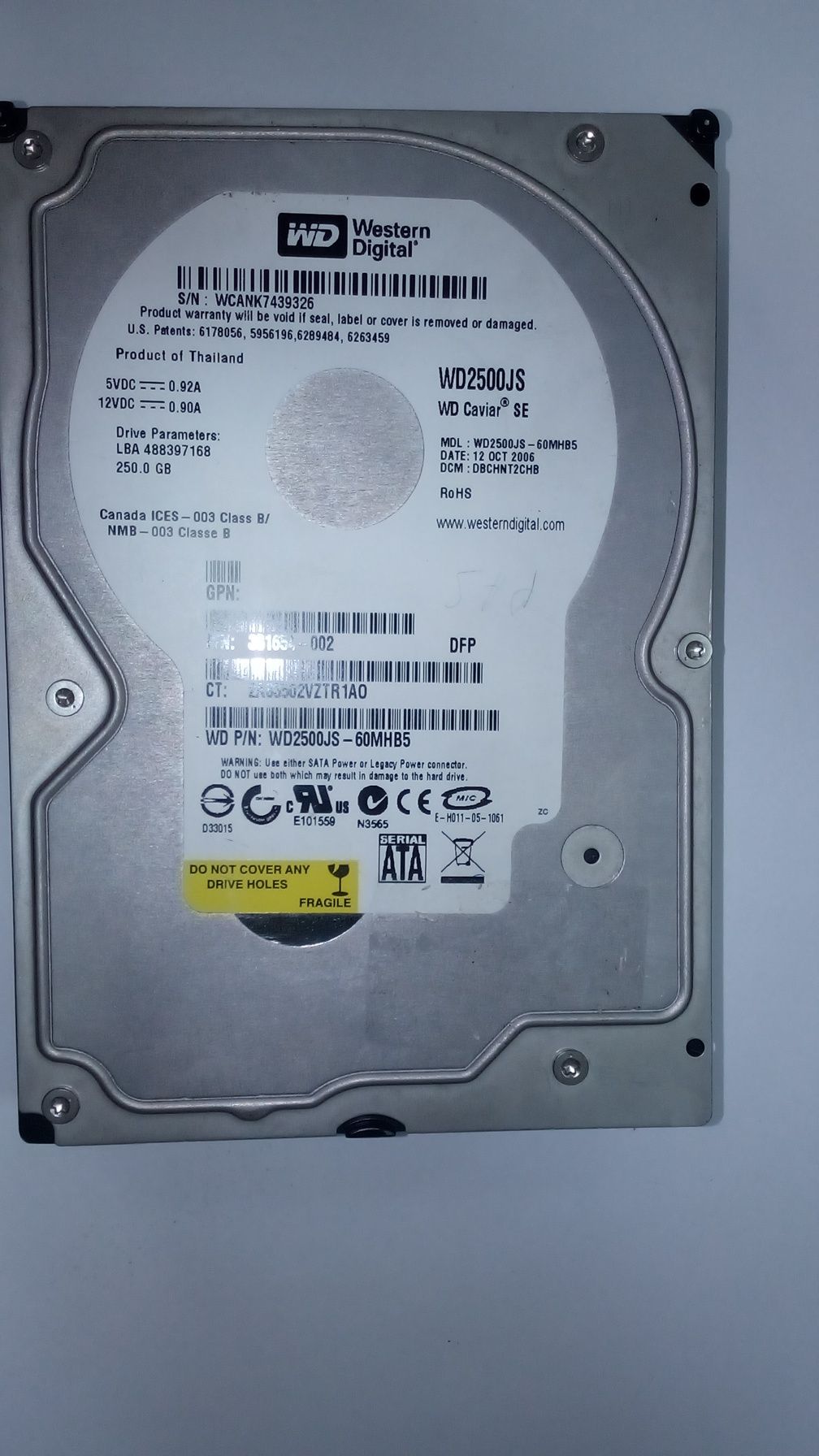 Жесткие диски HDD DVD-RW FDD Samsung Seagate WD Quantum LG