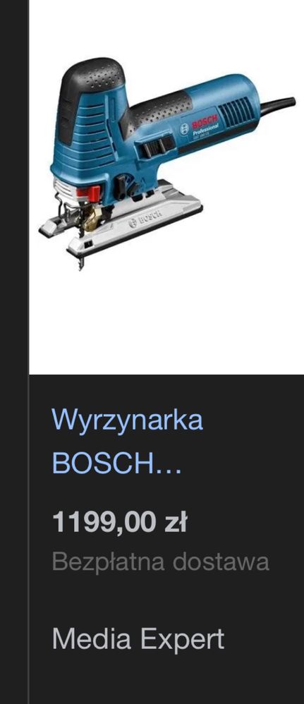 Wyrzynarka  bosch gst 100 ce