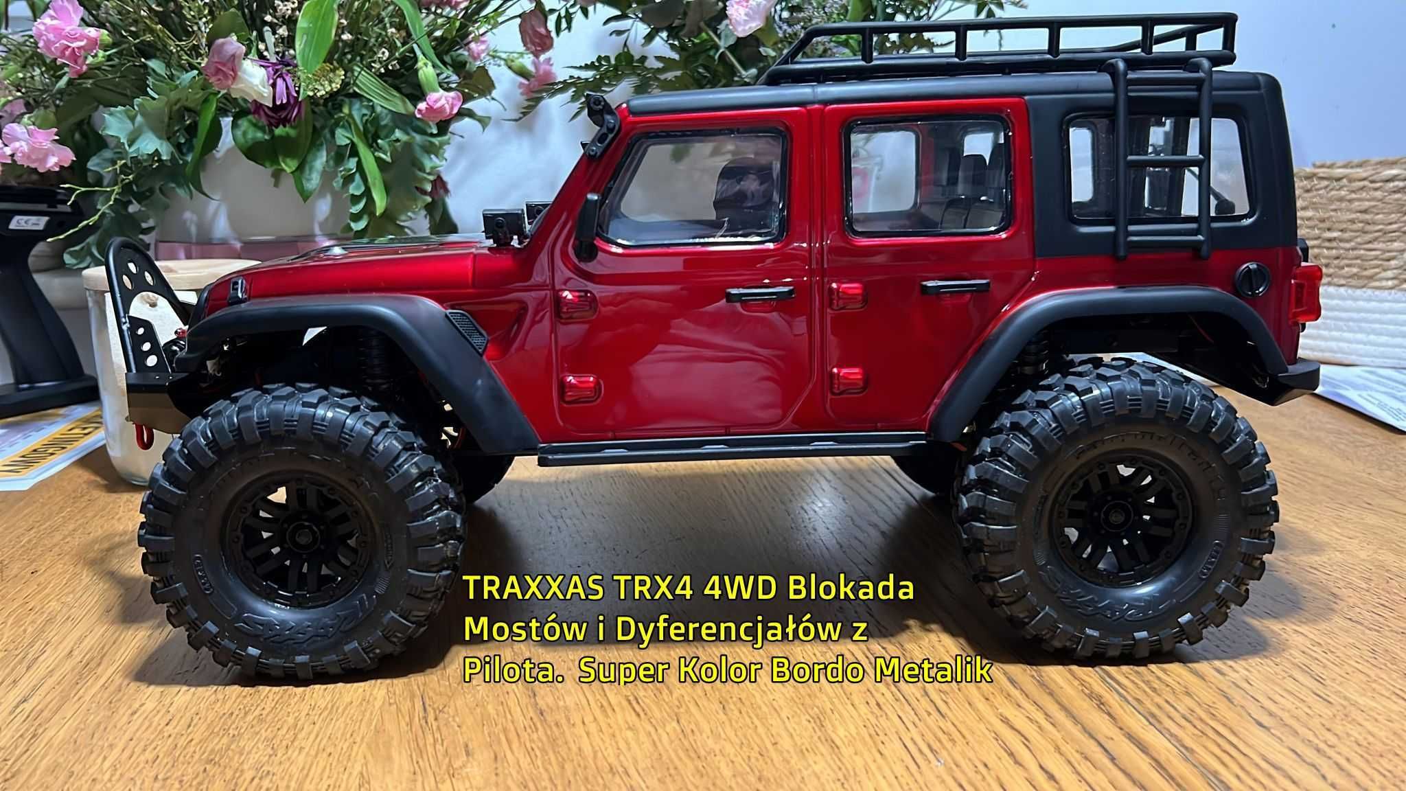 Traxxas TRX 4 Jeep Wrangler Rubicon 1:8 RC Fabr.Nowy Super Wyposażony