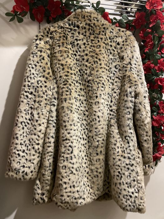 Płaszczyk futerko lampart