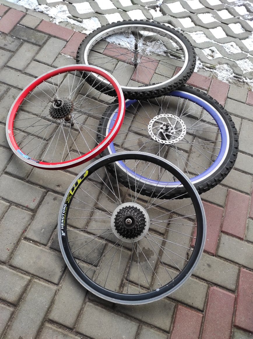 Koła rowerowe 20"24"26"27"28"i Inne