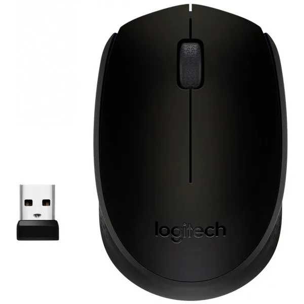 Мишка бездротова Logitech M171 Black