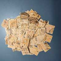 180 selos de 5 reis D. Carlos