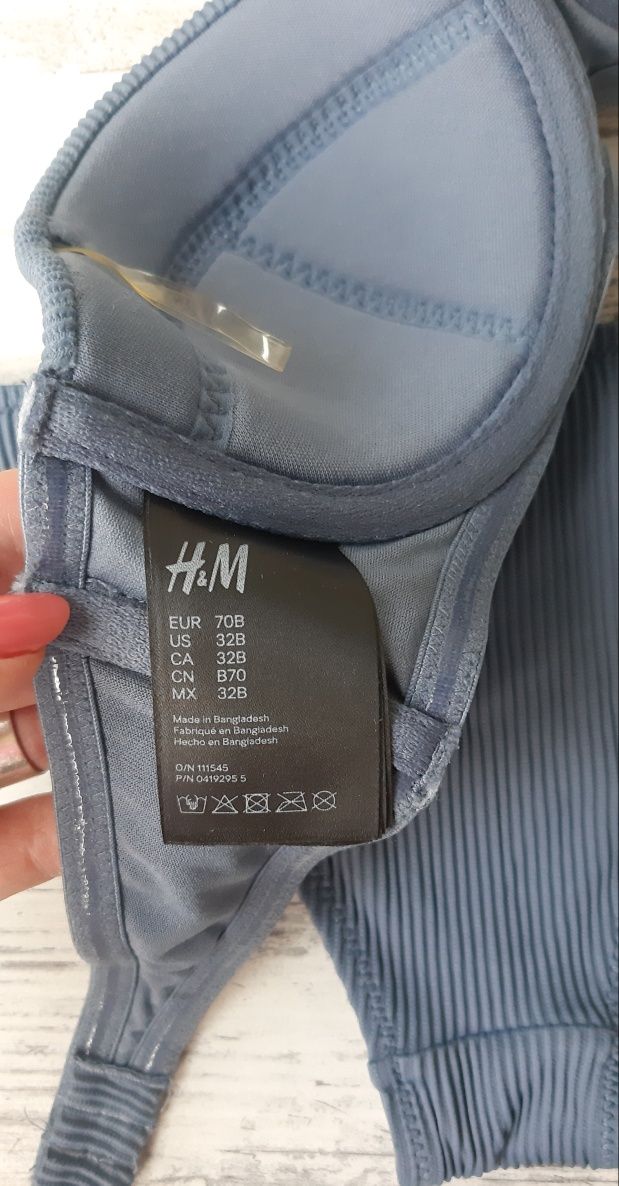Купальник h&m, розмір 70В s, xs новый