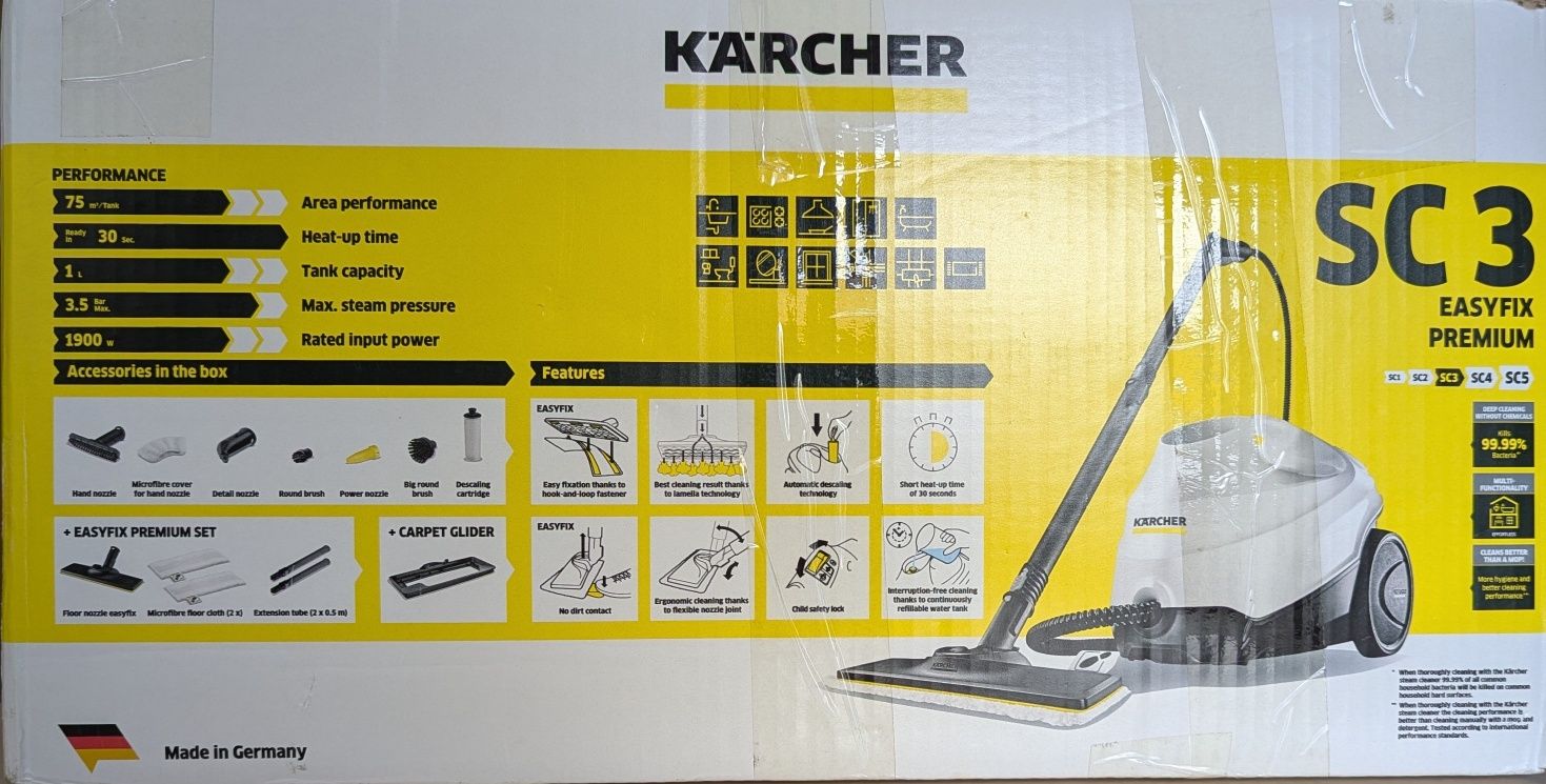 Пароочисник Kärcher SC3 EasyFix Premium
