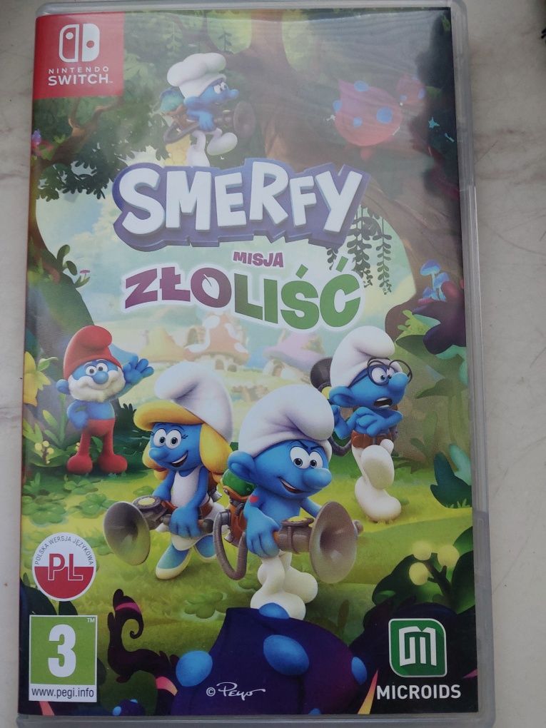 Smerfy misja złolisc nintendo switch