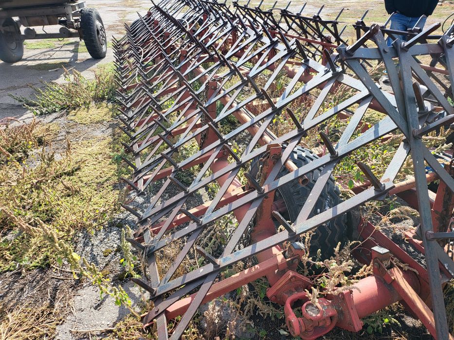 Борона гідравлічна БГ-14, ТЕХНОПОЛЬ, зчіпка зубових борін, 2016 р.в.
