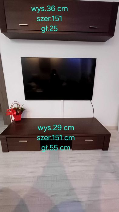 Zestaw mebli  szafki rtv komoda stoliki  sofa