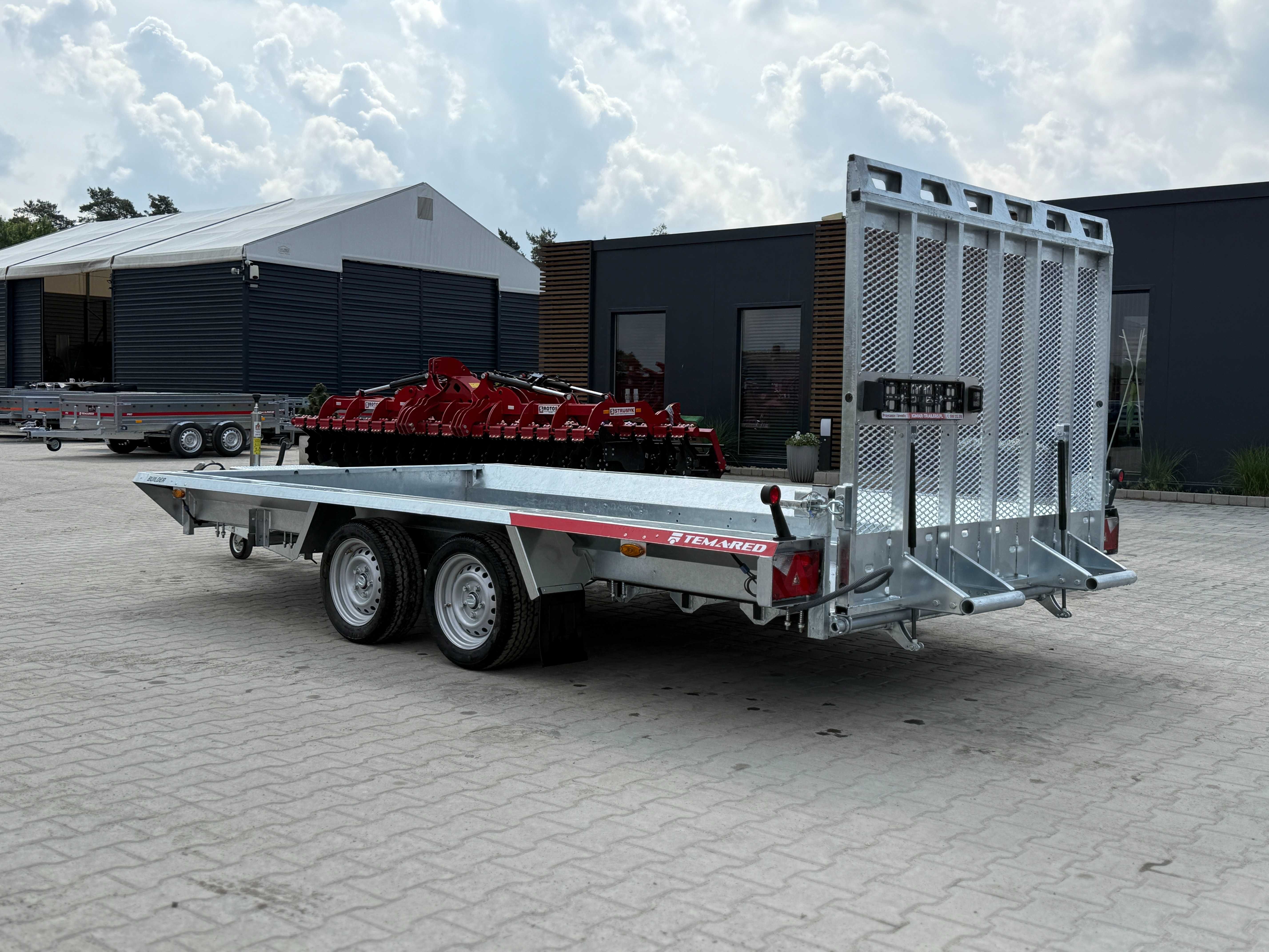 Przyczepa do przewozu minikoparki i maszyn TEMARED BUILDER 3 4018/2
