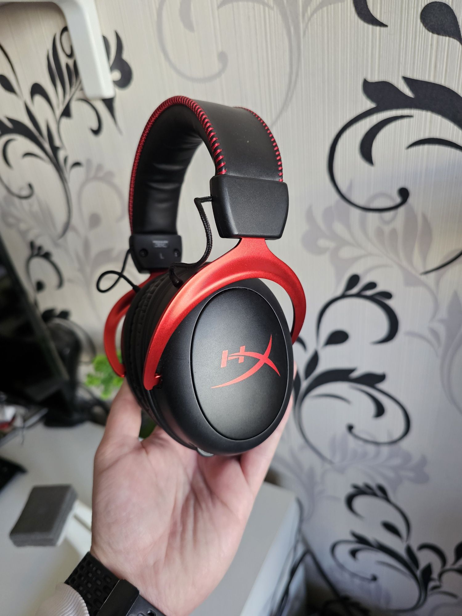 Игрові навушники, гарнітура HyperX Cloud II 2 Wireless Black Red