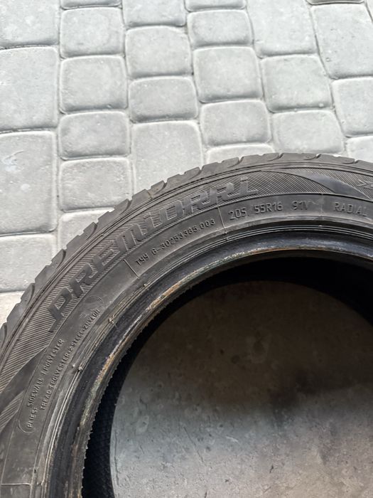 Продам пару хороших летних шин 205/55/16 Premiorri Solazo 2024 год