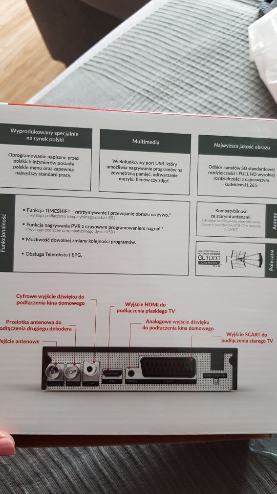 Skymaster dekoder dvb-t2