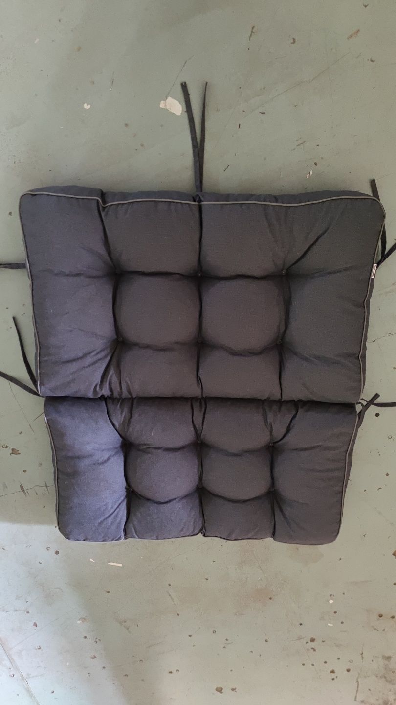 Poduszka na ławkę ogrodową - Granatowa/Popielata i inne