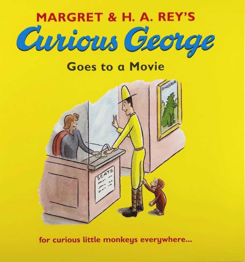 NOWA	Curious George Goes to a Movie Book Ciekawski George po angielsku