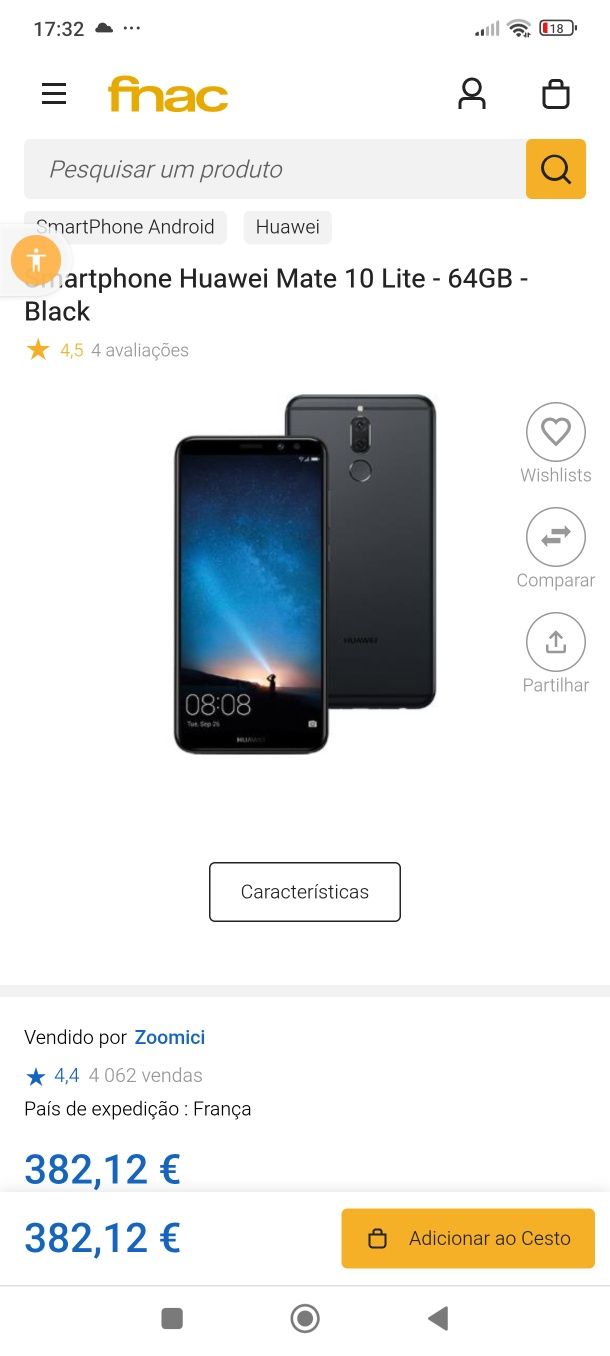 Huawei Mate 10.Lite 64g Dual Sim