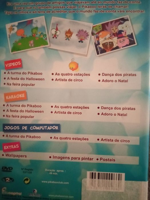 DVDs Infantis Vários Filmes
