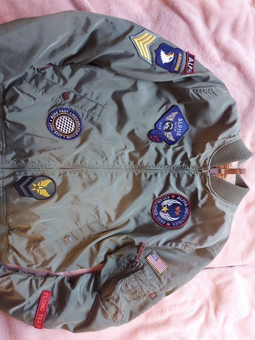 Alpha industries size M olive przejściówka jak nowa