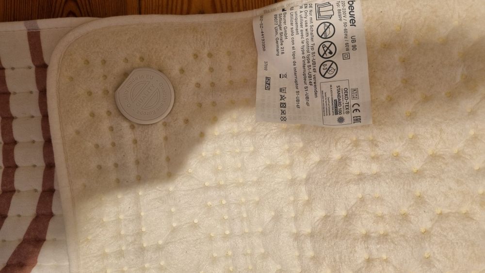 Mata nakładka elektryczna na łóżko BEURER UB90 150X80