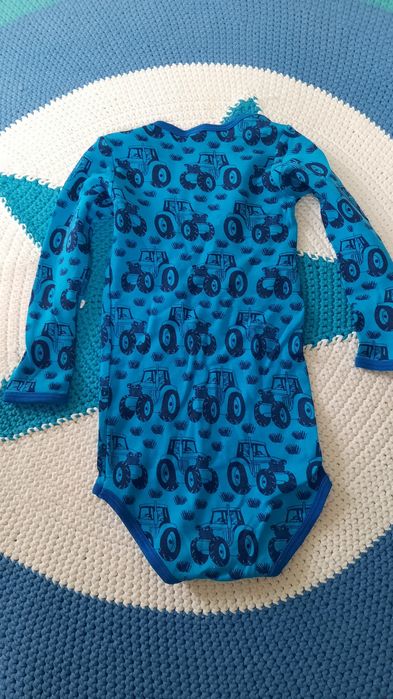 Merino wełna body traktor Bruder, r.98,Smafolk, Joha, Janus, Reima, Mo