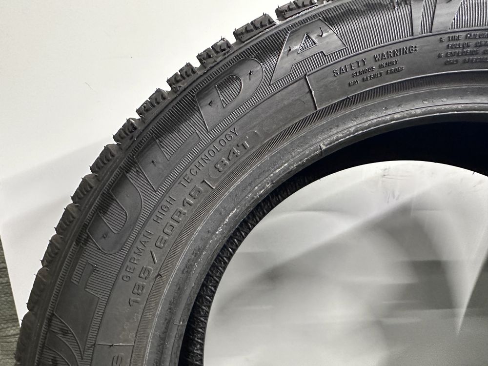 4x 185/60/15 Fulda Kristall Montenero3 / JAK NOWE / 7mm KOMPLET ZIMOWE