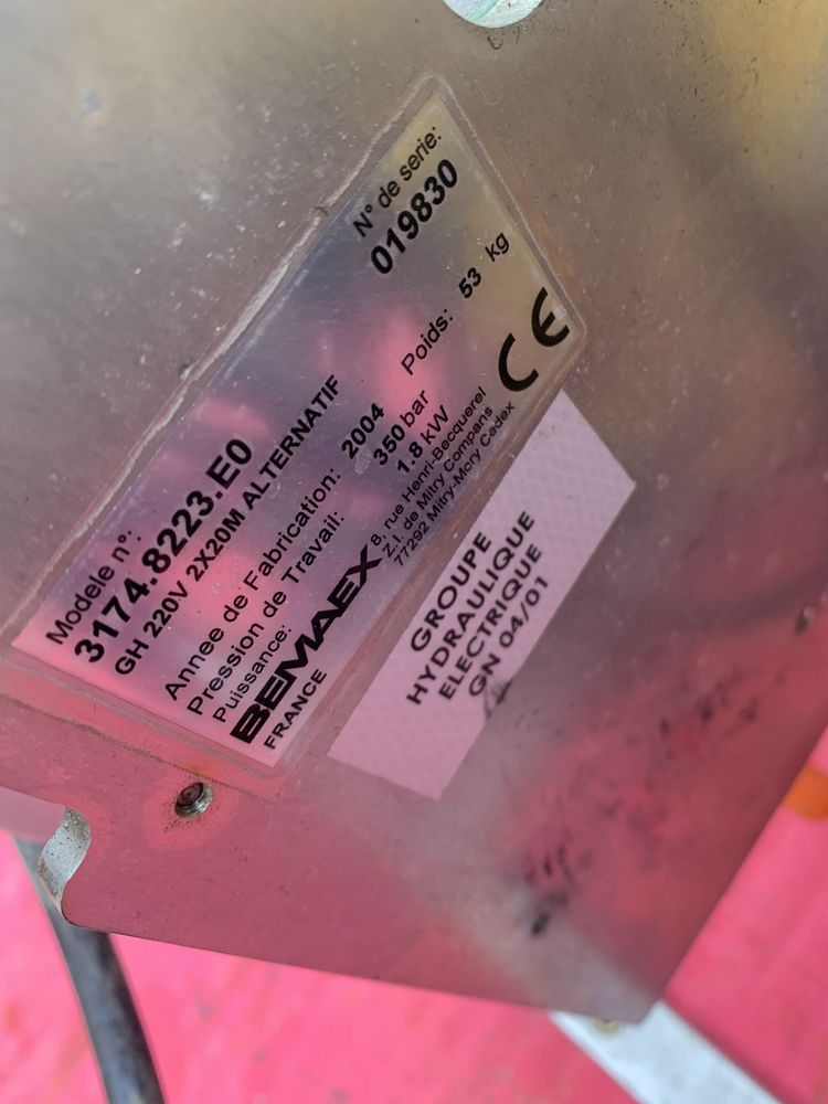 POMPA HYDRAULICZNA strażacka elektryczna lucas