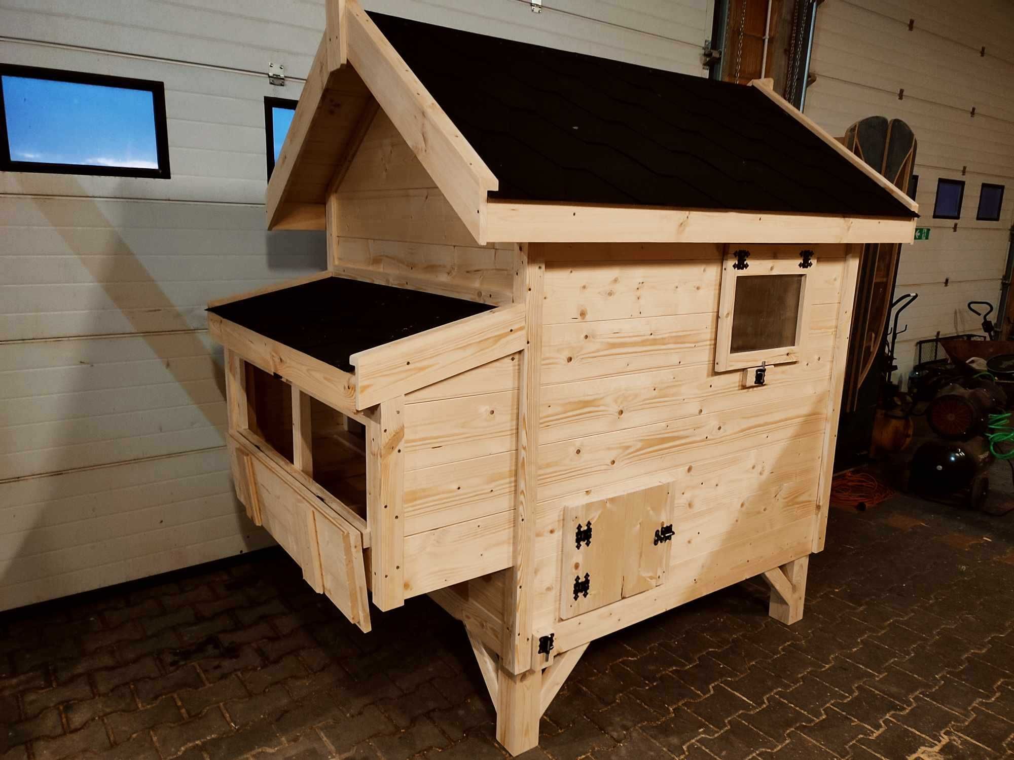 kurnik dla kur, kaczek, gęsi 185x125x210 PRODUCENT