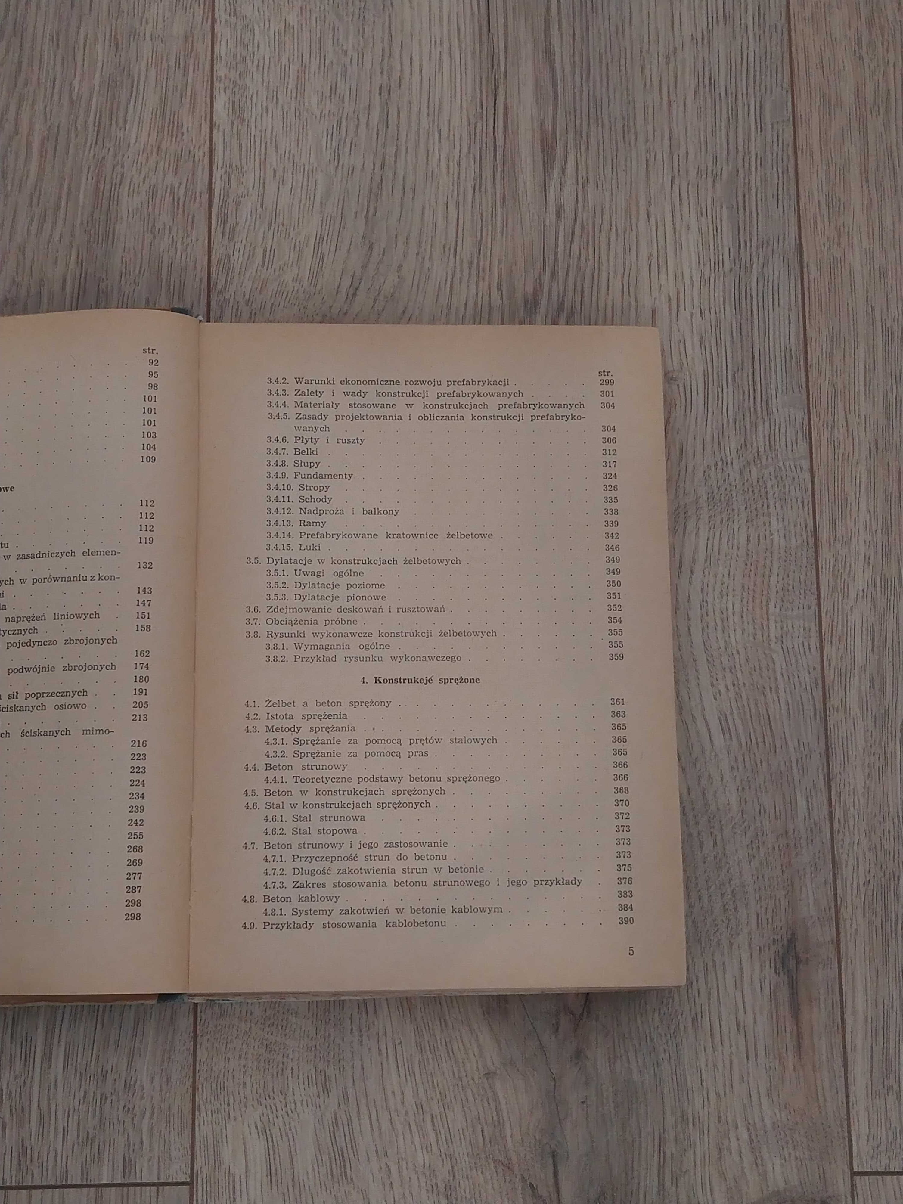 Żelbet i beton sprężony - M. Pietraszek E. Piliszek - PWSZ 1963