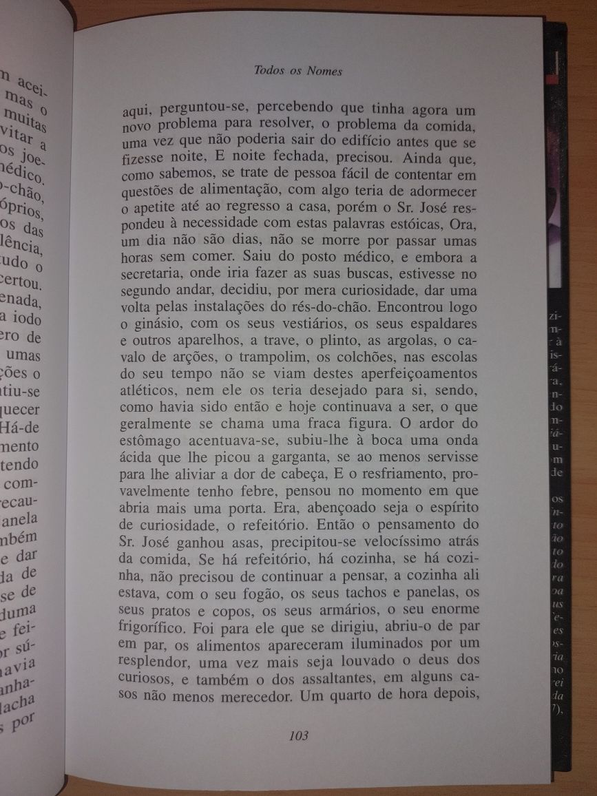 " Todos os Nomes " Saramago - (Optimo Estado)