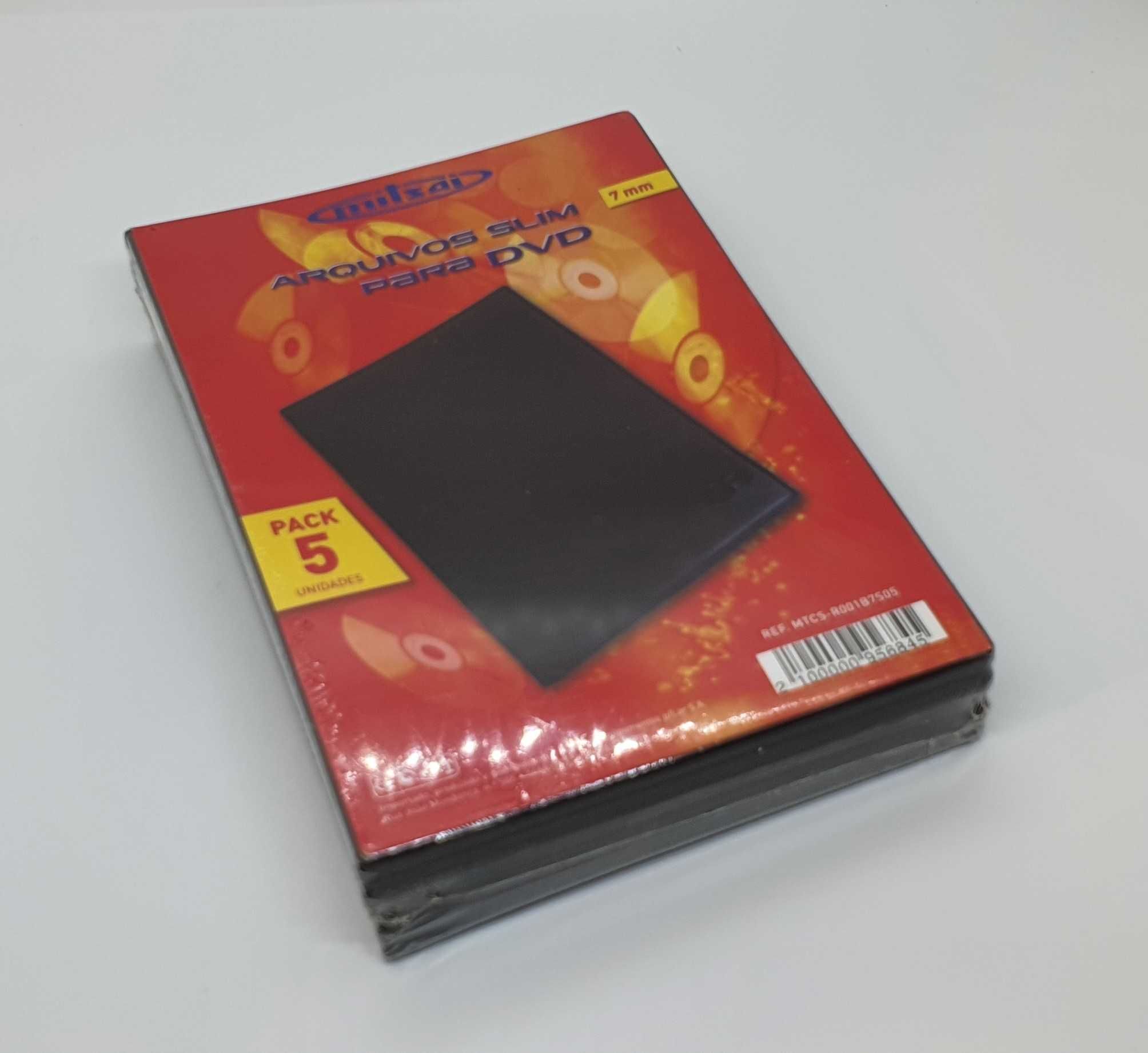 Caixas SLIM para arquivo CD | DVD Mitsai