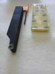 Suporte de pastilhas para torno com caixa de 10 pastilhas D10mm