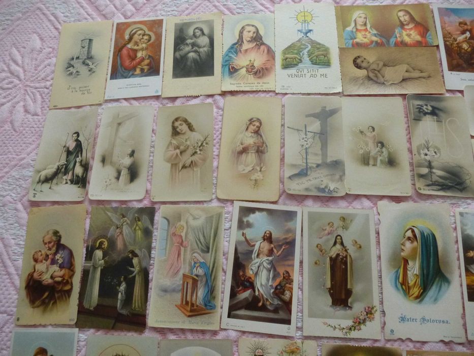 Coleção de Santinhos católicos, antigos