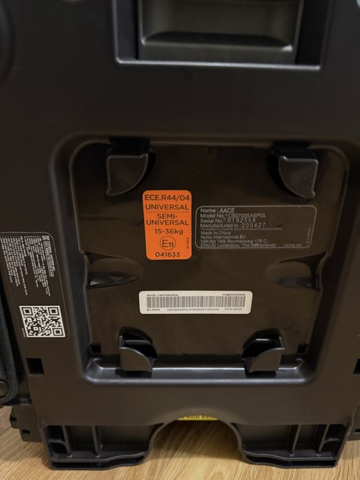 Fotelik Nuna Aace 15-36 isofix idealny