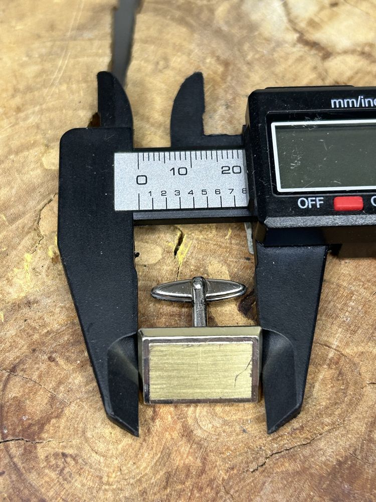 Stare srebrne spinki do mankietów 12.8g 800 próba