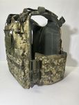 Плитоноска з 4-ма швидкоскидами. Колір Multicam, Pixel - Cordura 1000D