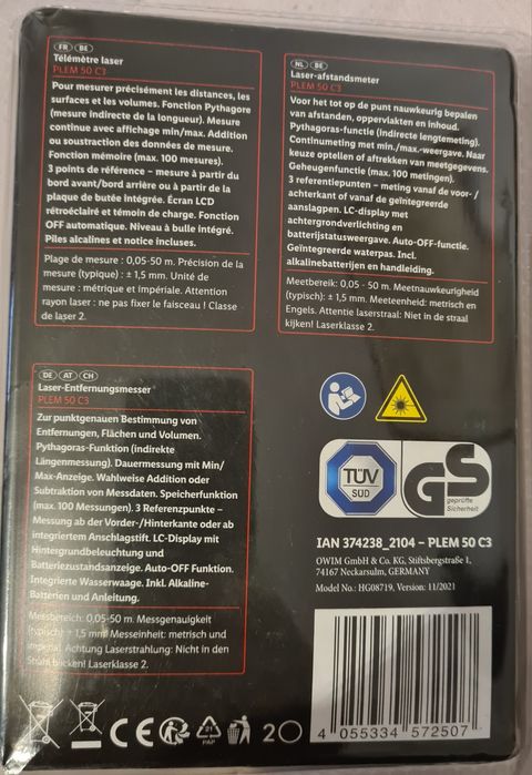 Telêmetro digital novo embalado tester  de corrente
Testes de corrente