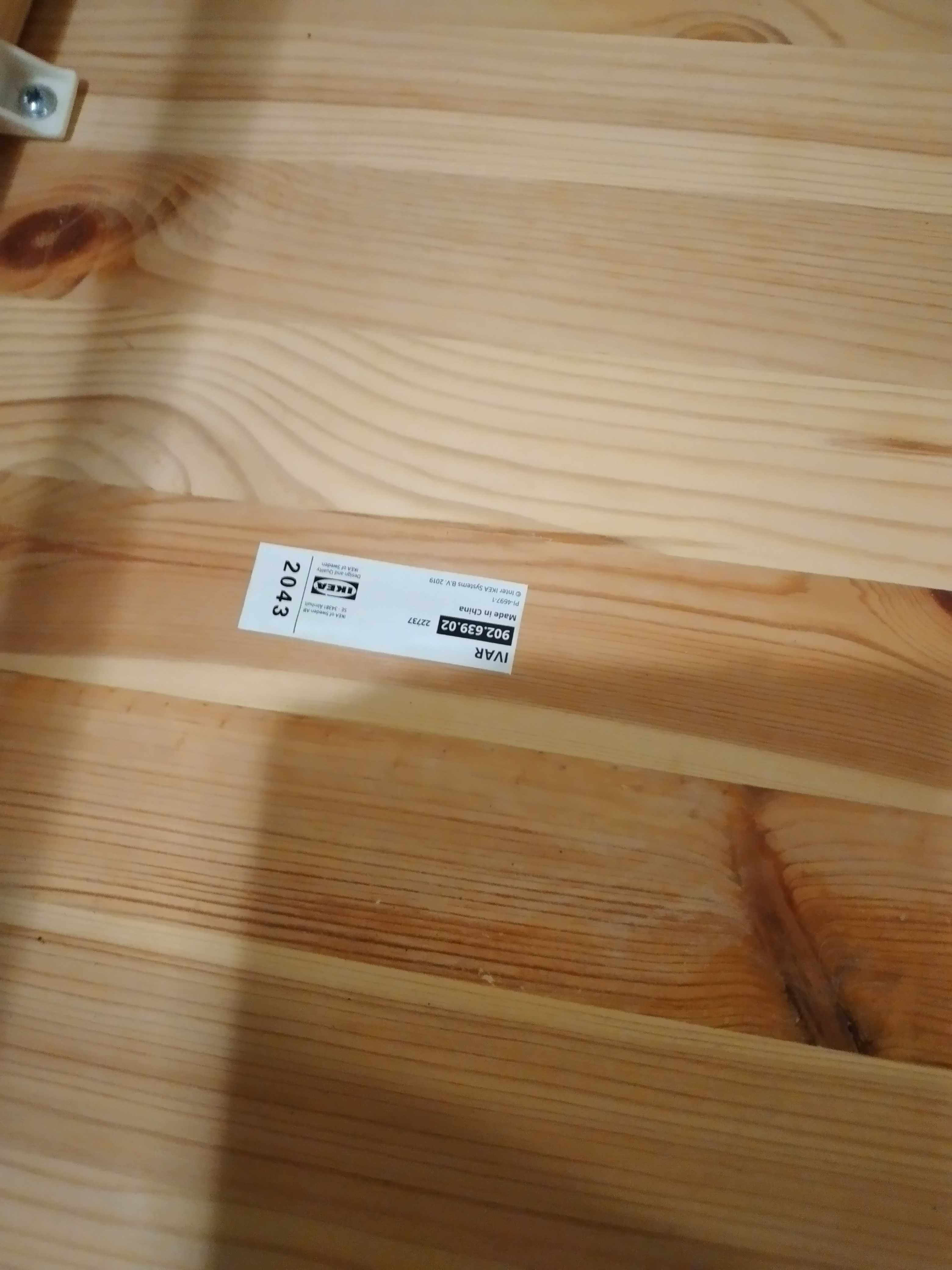 Stabilne wygodne krzesło do pomalowania lite drewno IKEA