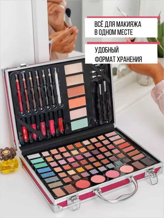 Повний набір косметики в подарунковій валізі Missyoung GM20250-1
