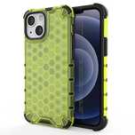 Honeycomb etui pancerny pokrowiec z żelową ramką iPhone 13 mini zielon