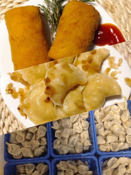 Pierogi,uszka,krokiety,domowe, ręcznie robione.