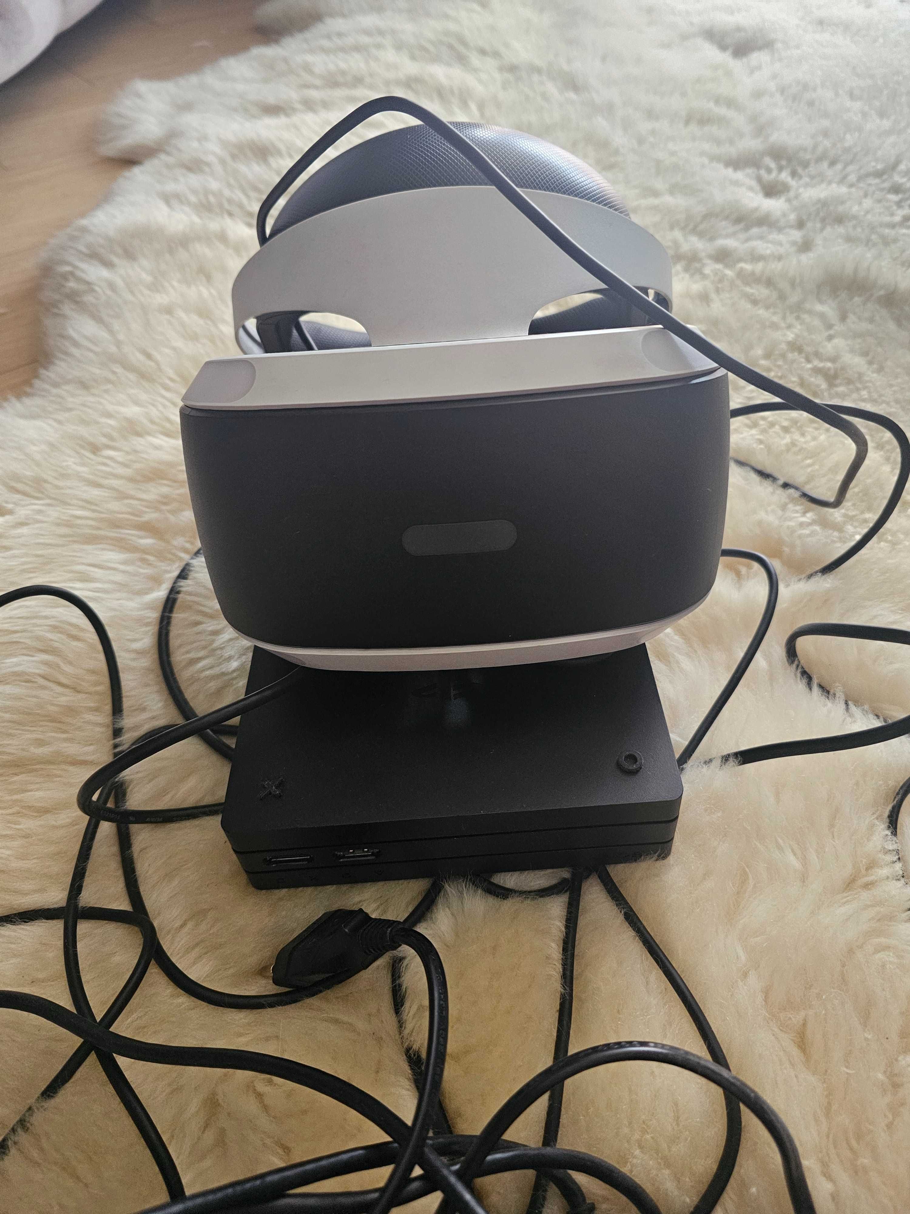 Набір PS 4 slim, VR окуляри, PS руль з педалями