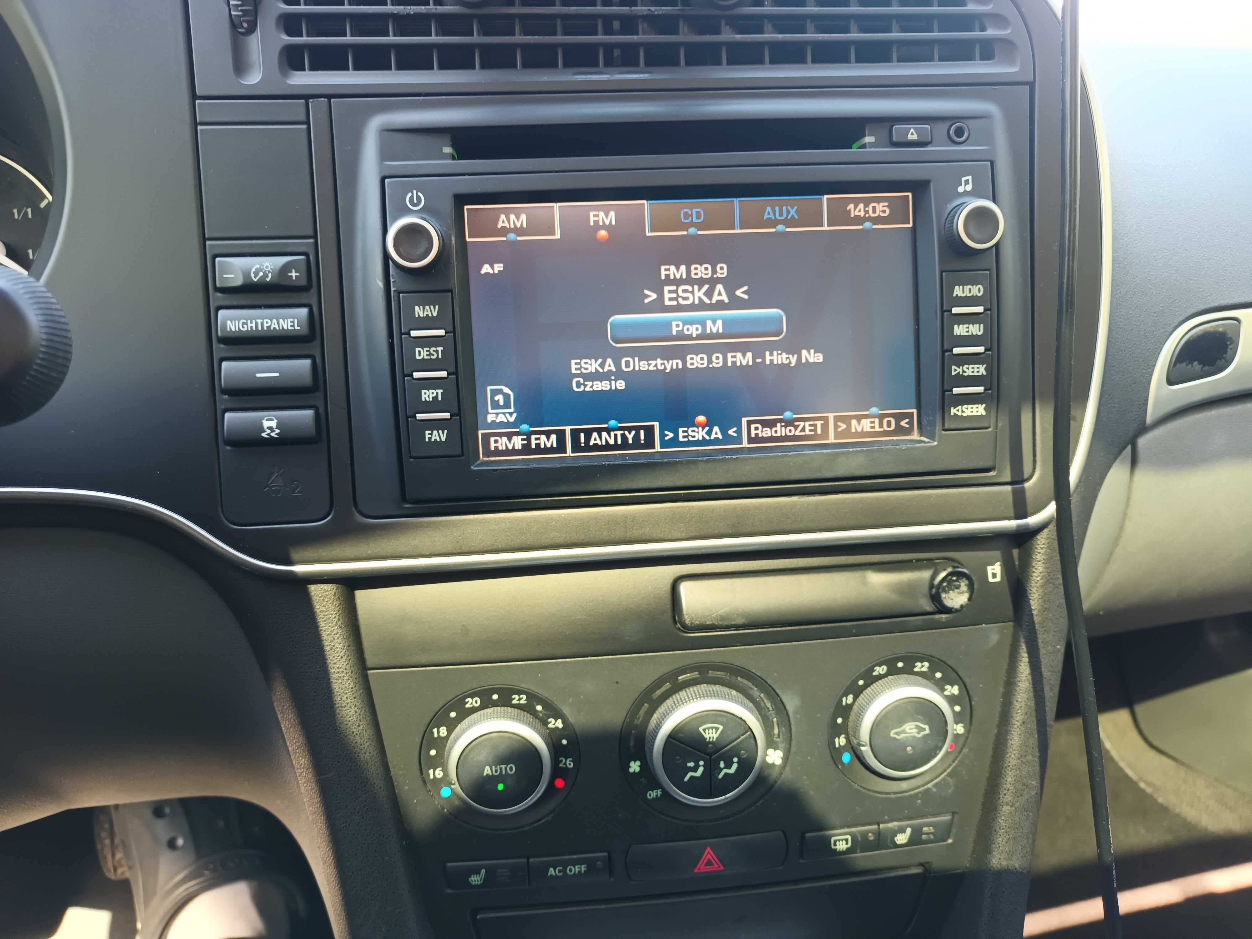 Saab 9-3 1.9 TiD 150KM 2006r. VECTOR kombi przegląd na rok