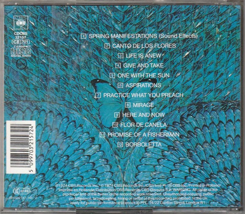 CD Santana - Borboletta