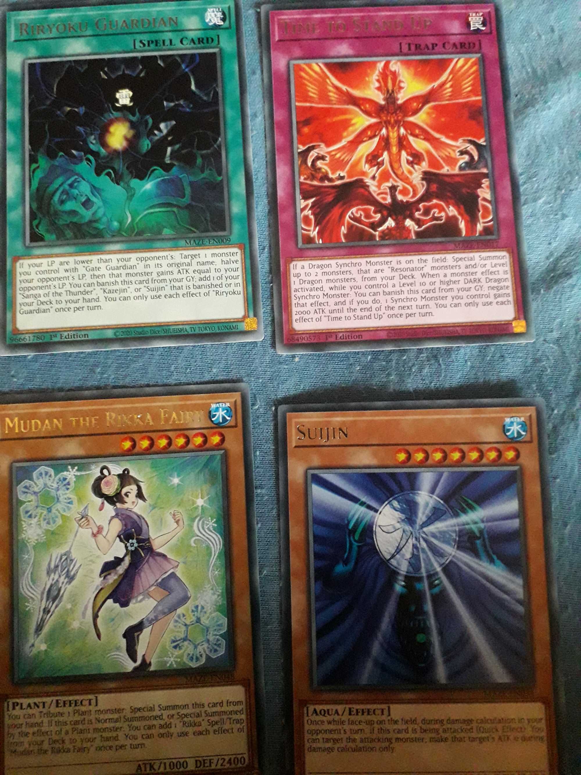 Cartas Yu Gi Oh para troca