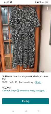 Sukienka damska, wizytowa, shein,2xl