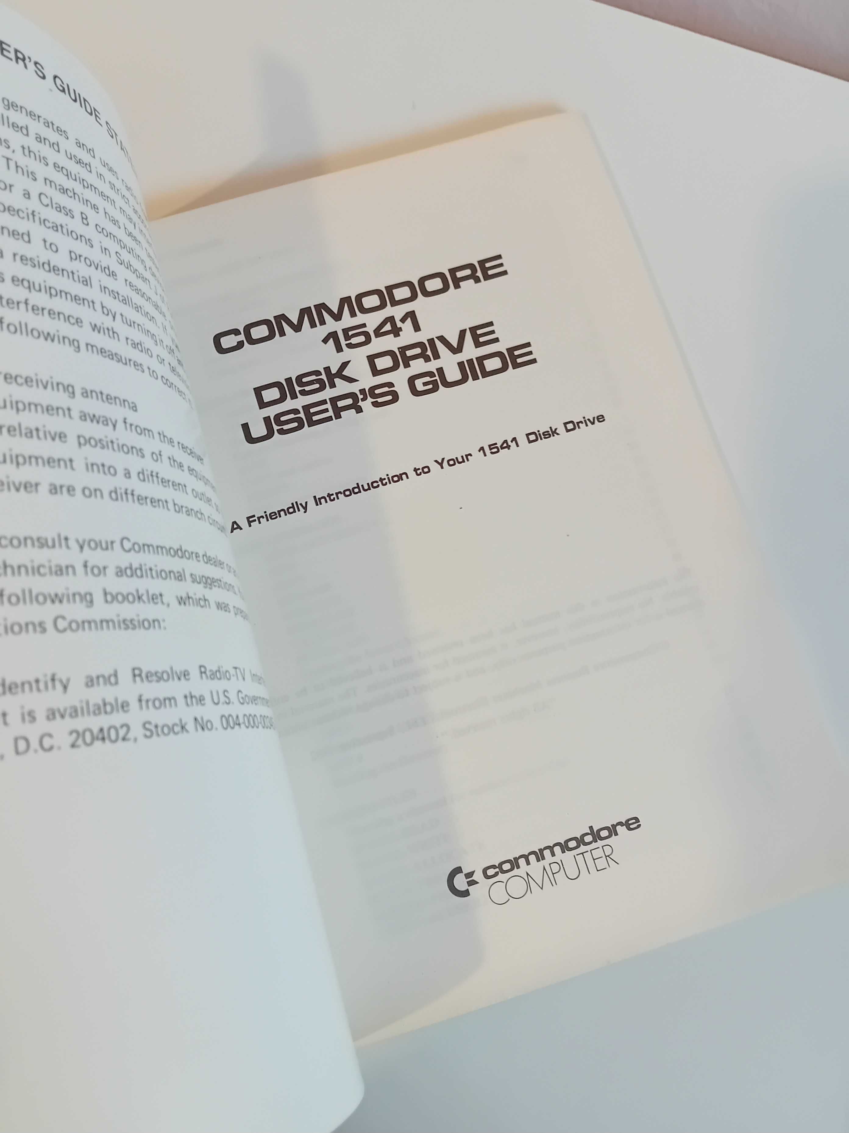 Oryginalna Instrukcja - Commodore 1541 Disk Drive - Users Guide 1982