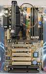 Retro zestaw FIC VB-601 Pentium III 450Mhz 256MB Ram Infineon Stan BDB
