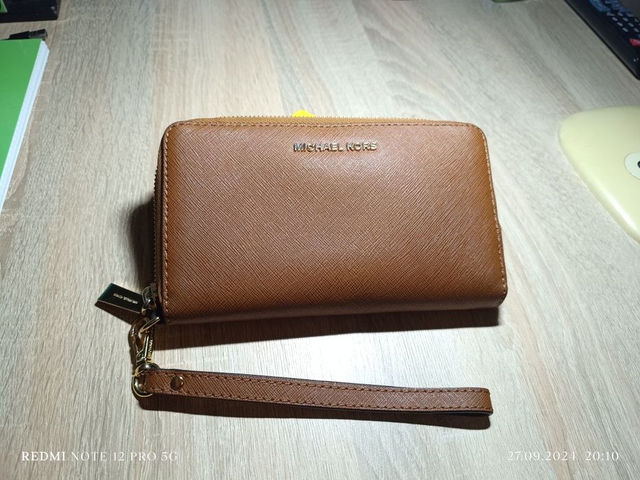 Michael Kors _ Jet Set Trave_Orginalny Damski Portfel -idealny.