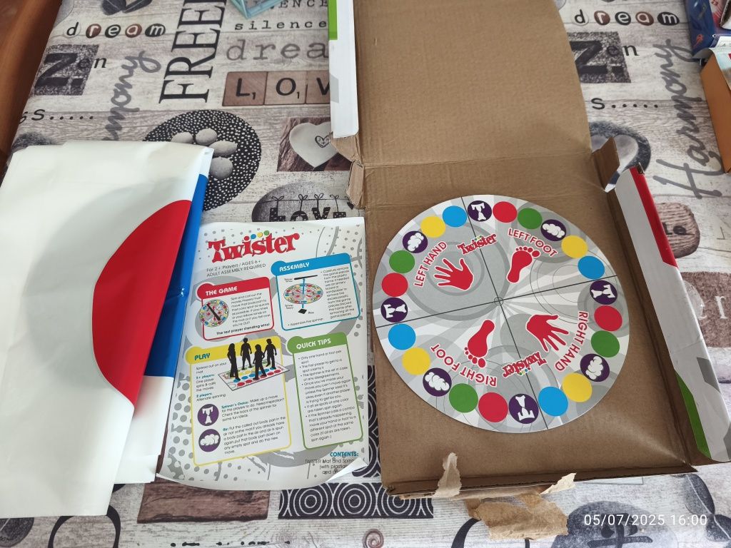 Jogo familiar Twister