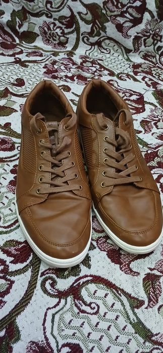 Стильні чоловічі кеди Next, Коричневі (Розмір 44)