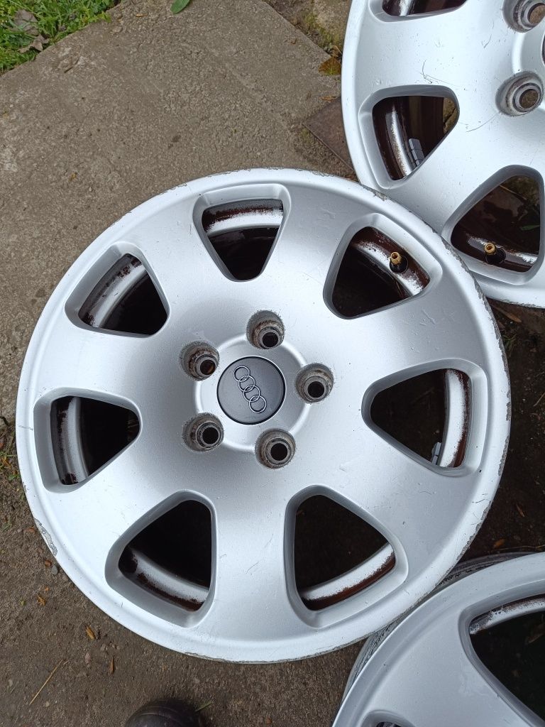 Alufelgi 15" 5x112 Audi A4 B5 B6 B7 VW Golf Touran Caddy Skoda Seat